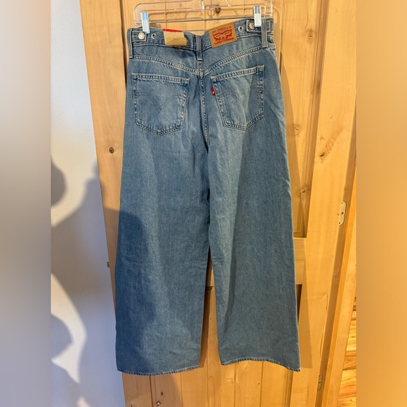 Levis Baggy Cinch Blue Denim Jeans - Picture 3 of 3
